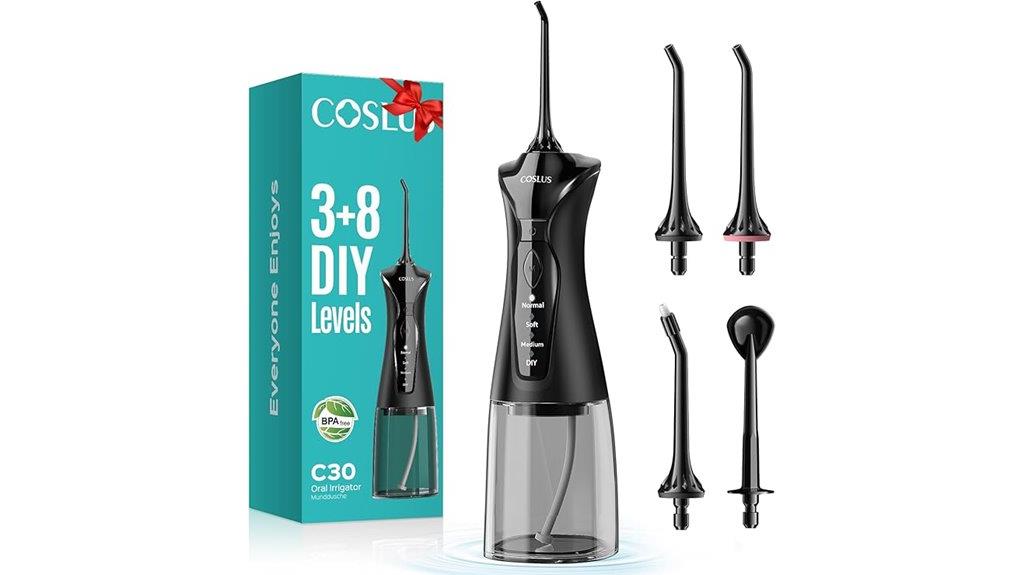 cordless portable water flosser