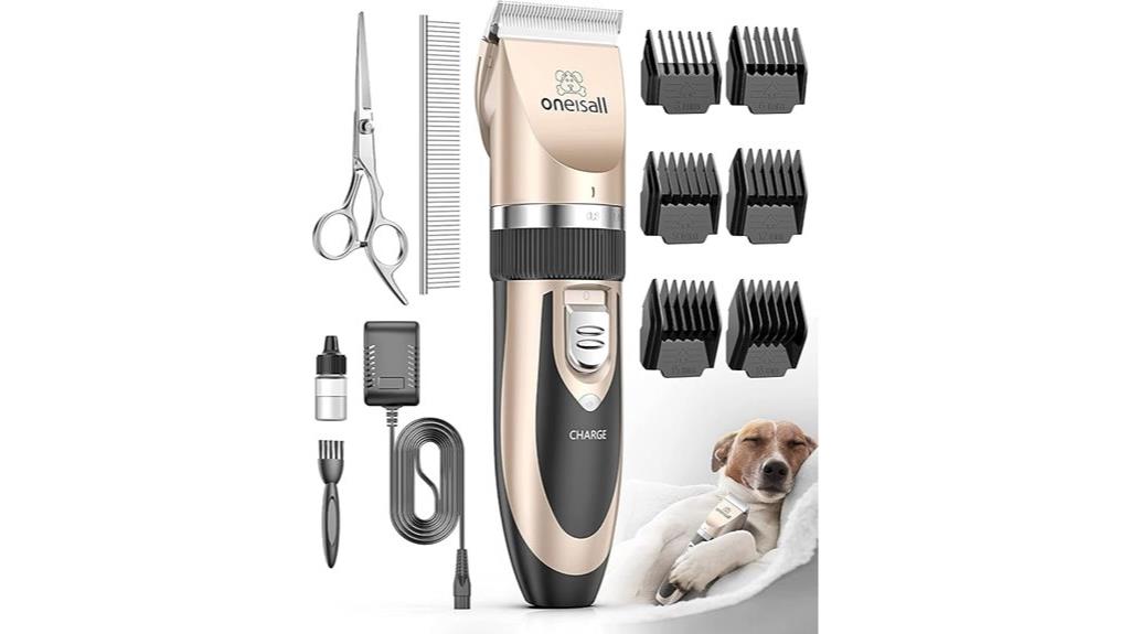 cordless rechargeable dog clipper
