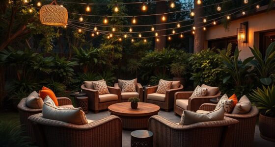 create conversational seating arrangements