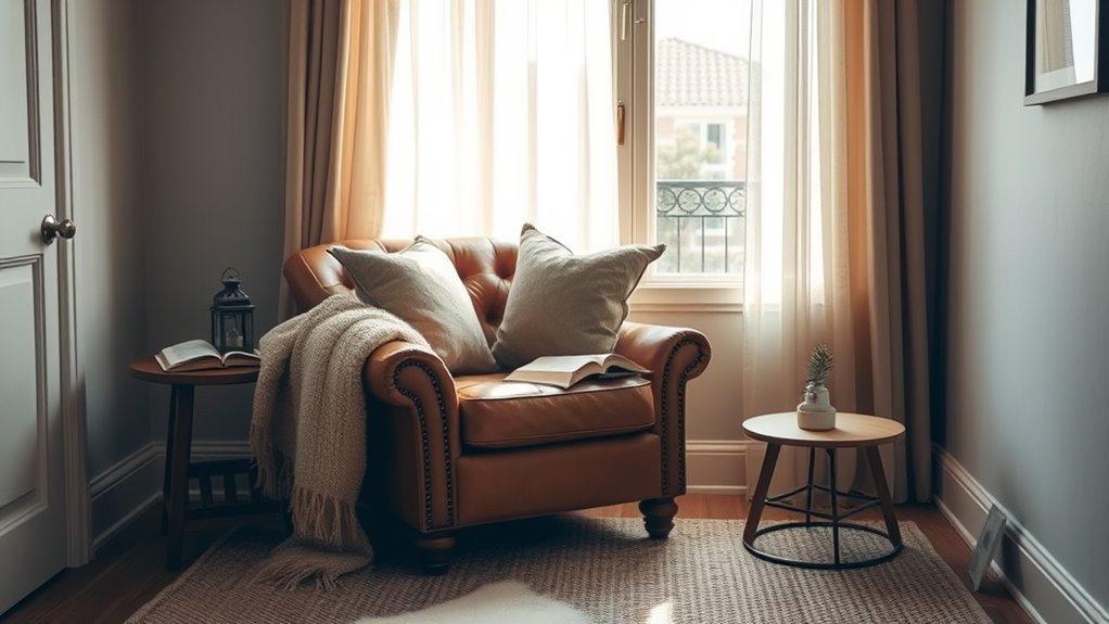 create cozy reading retreat