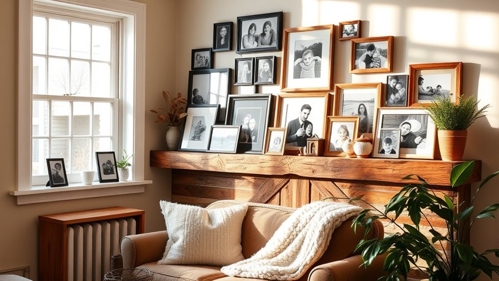 creative family photo displays