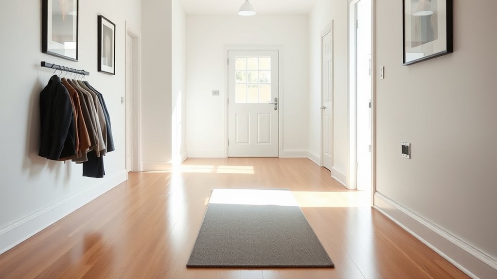 decluttering hallway spaces