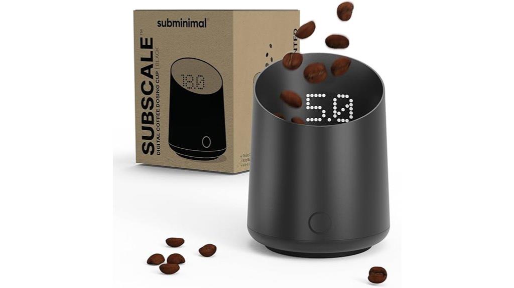 digital coffee grounds scale