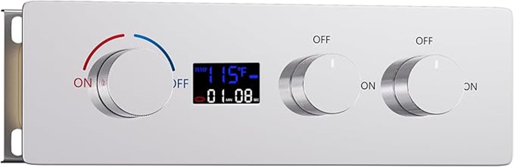 digital temperature shower diverter