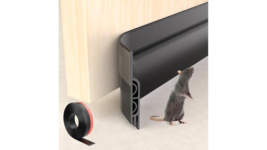 door draft and soundproof seal