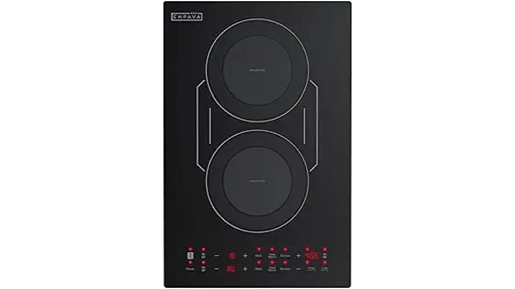double burner induction cooktop