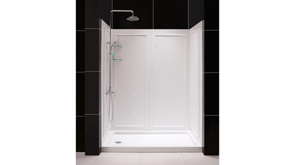 dreamline shower base kit