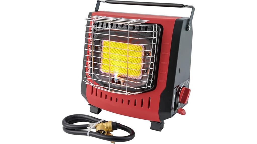 dual fuel portable heater