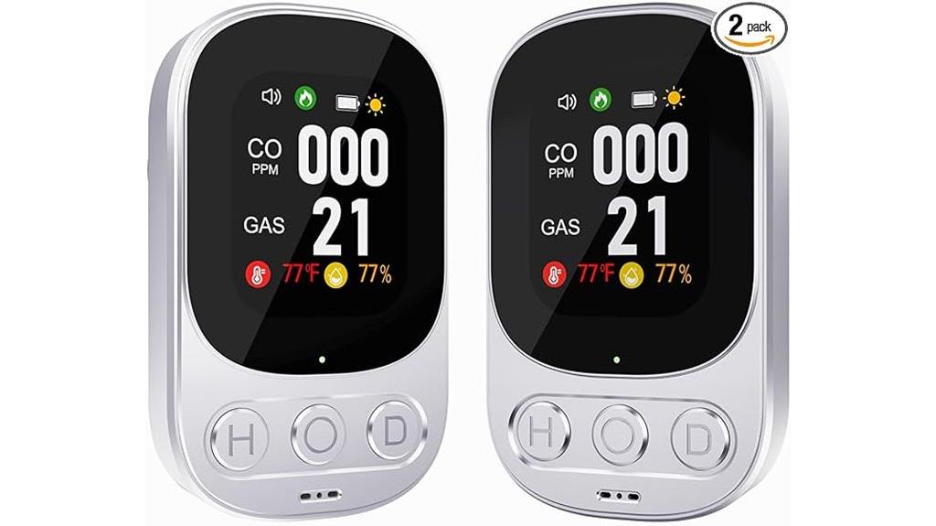 dual gas and co detectors