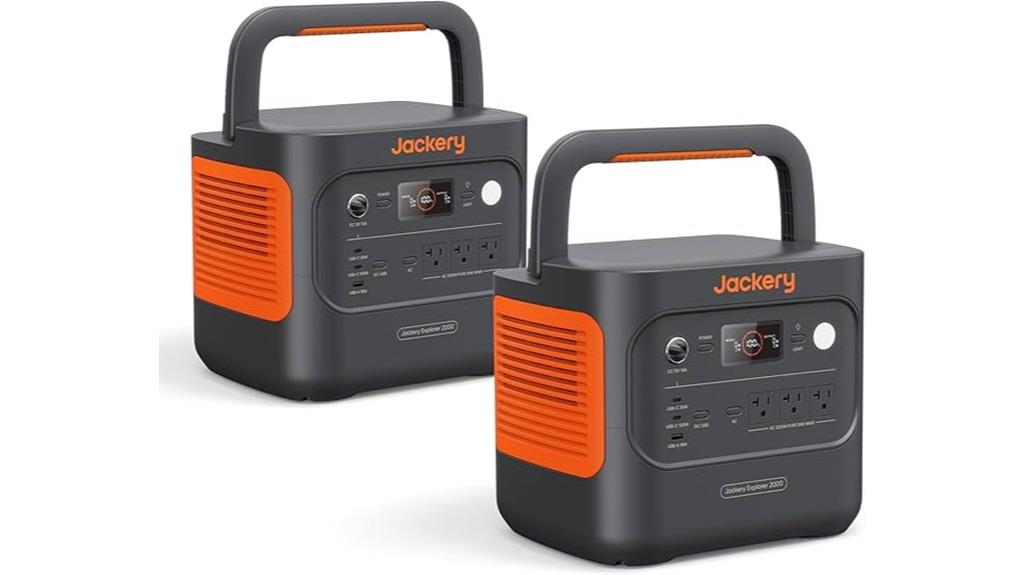 dual jackery explorer 2000v2s