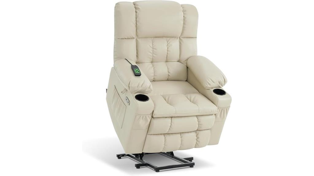dual motor elderly recliner