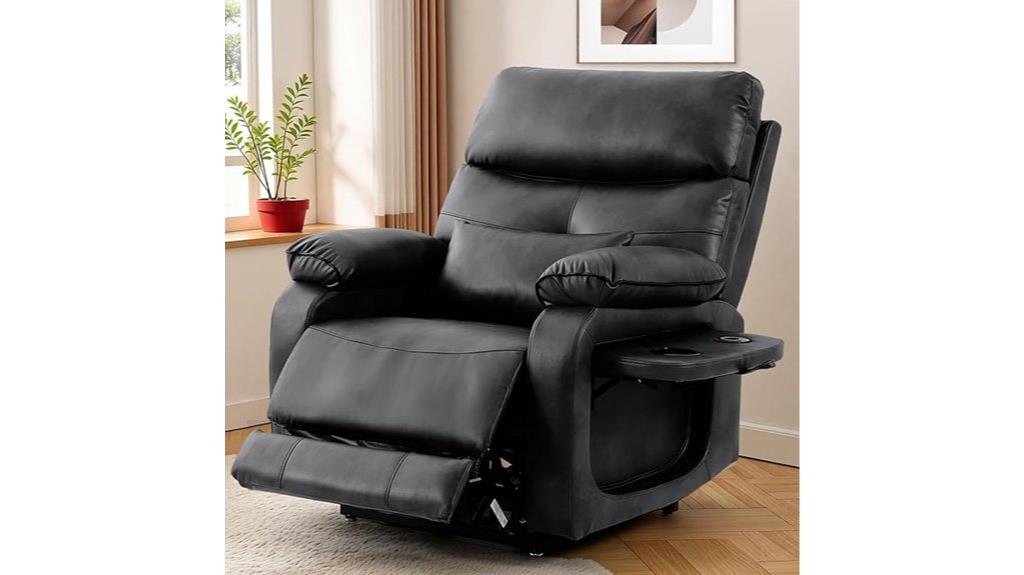 dual motor massage recliner