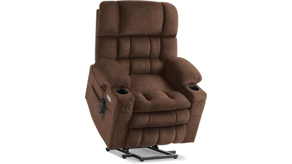 dual motor massage recliner