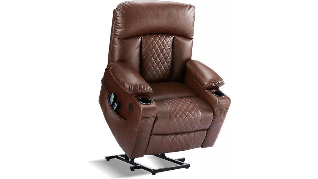 dual motor massage recliner