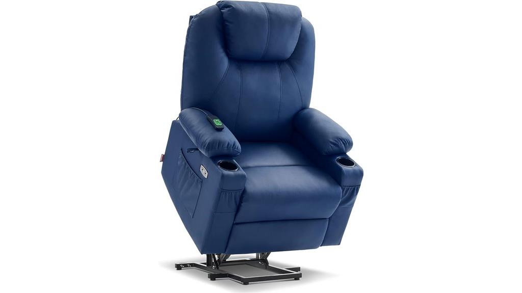 dual motor recliner with heat