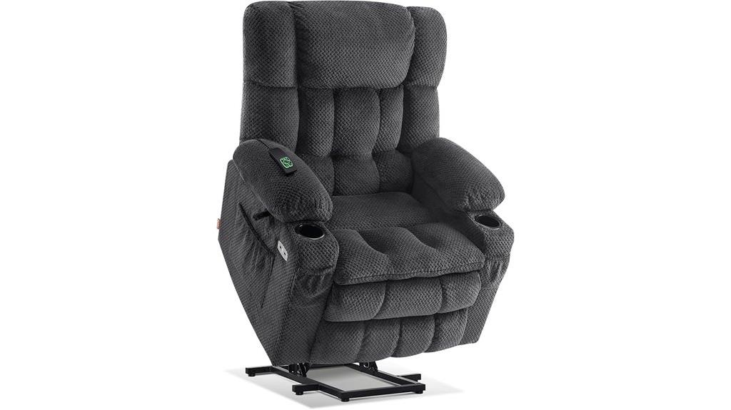 dual motor recliner with massage