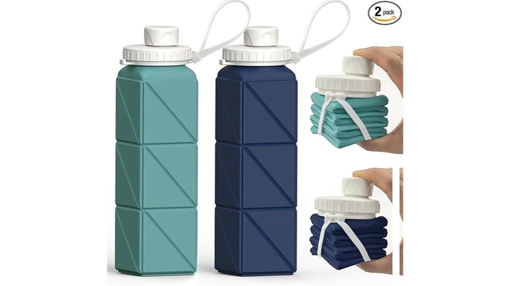 dual pack collapsible bottles