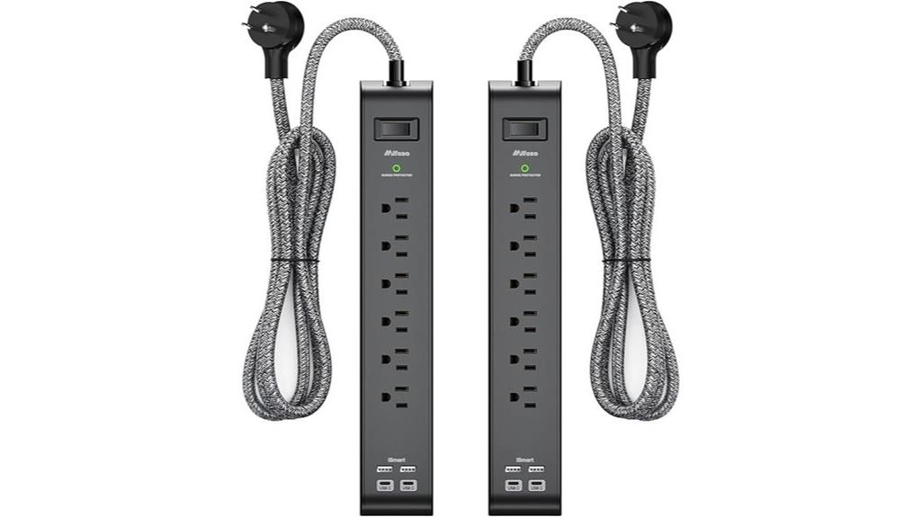 dual pack surge protectors