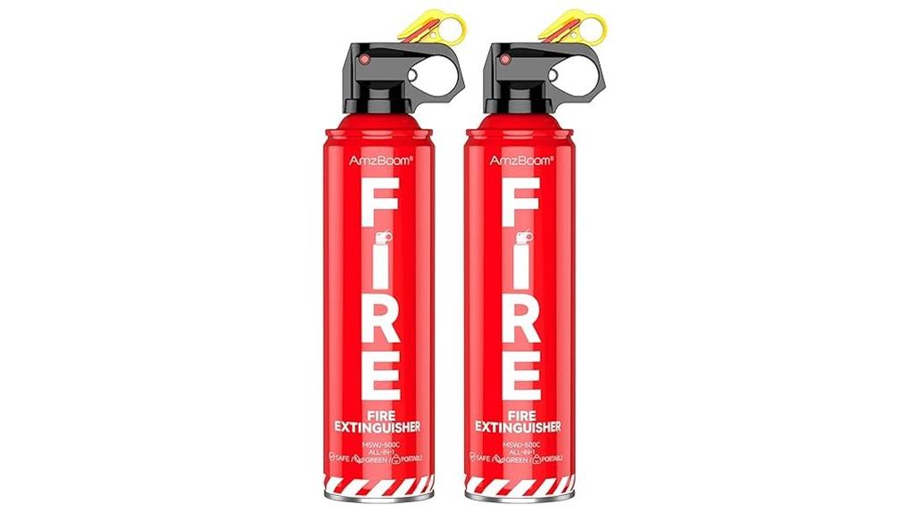 dual portable fire extinguishers