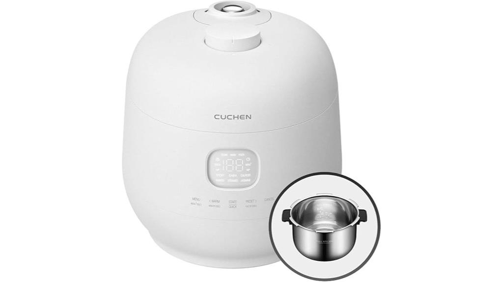 dual pressure stainless rice cooker