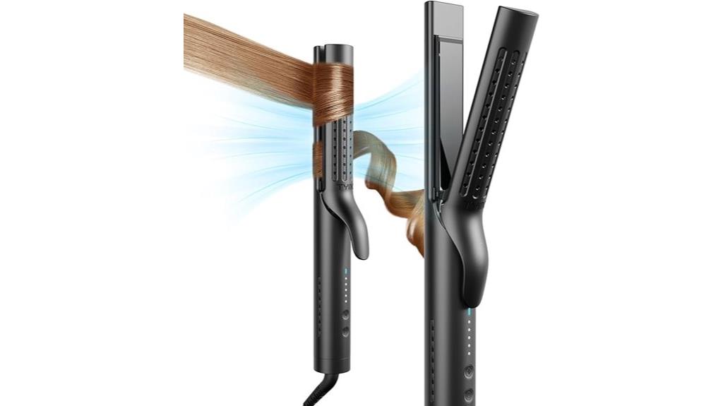 dual purpose curling flat iron