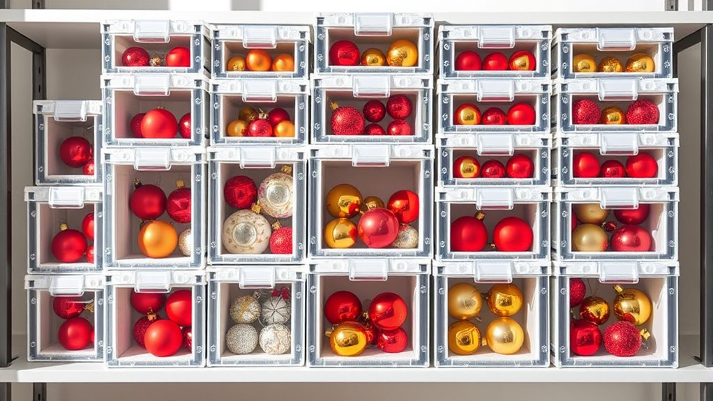 durable holiday ornament storage