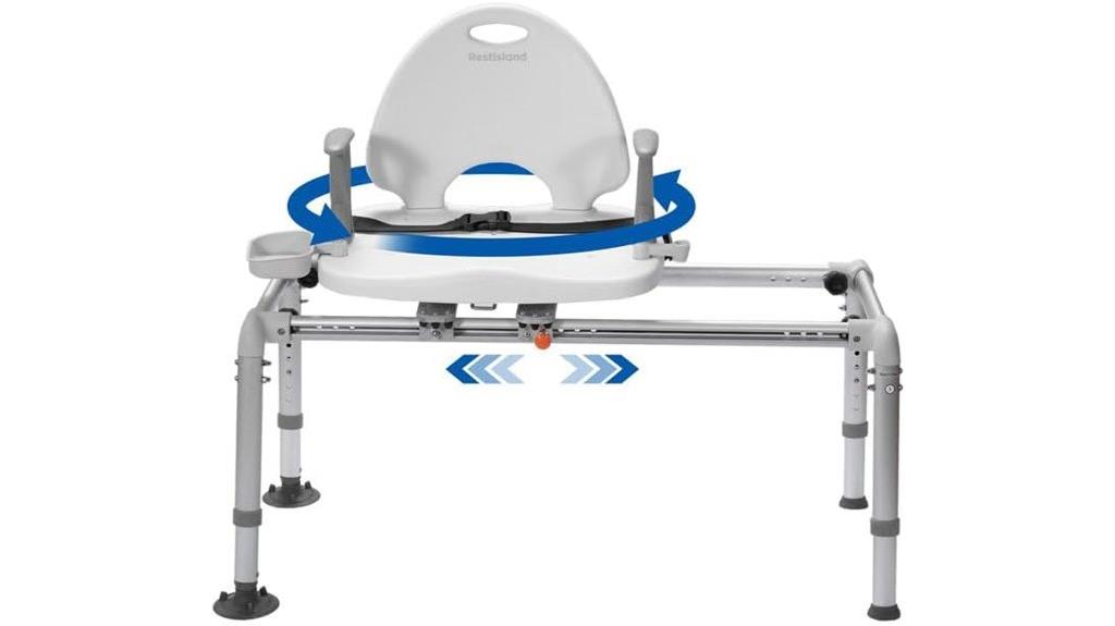durable sliding transfer bench