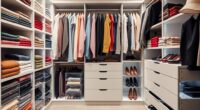 efficient closet space organization