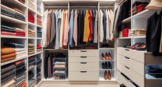 efficient closet space organization
