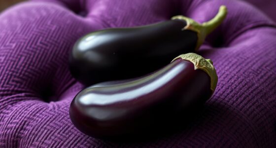 eggplant and dusty purple