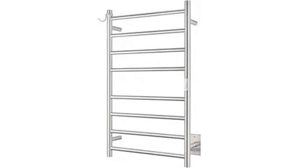 eight bar wall towel warmer