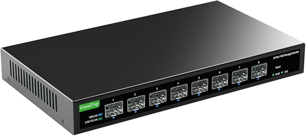 eight port 10gb ethernet switch