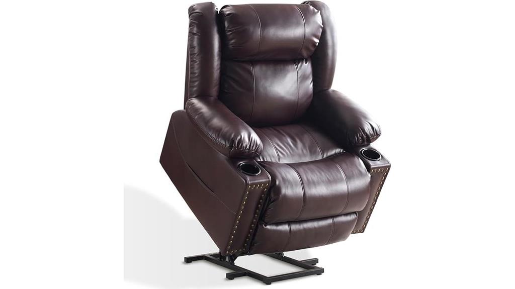 elderly power recliner with heat