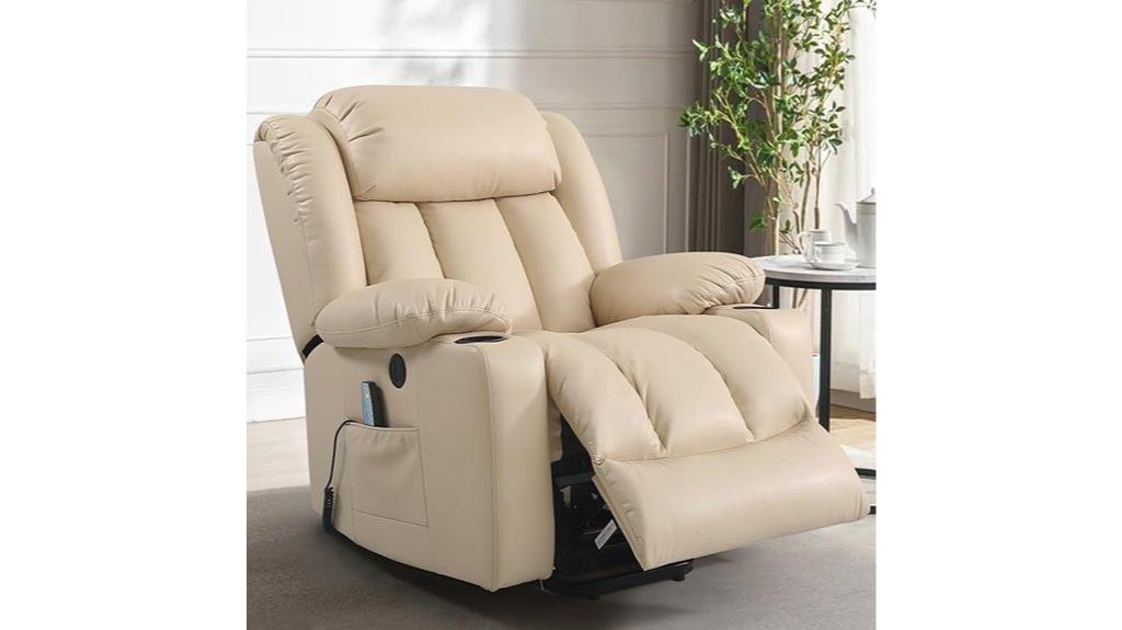 elderly recliner with massage
