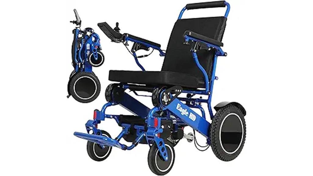 electric folding bariatric wheelchair