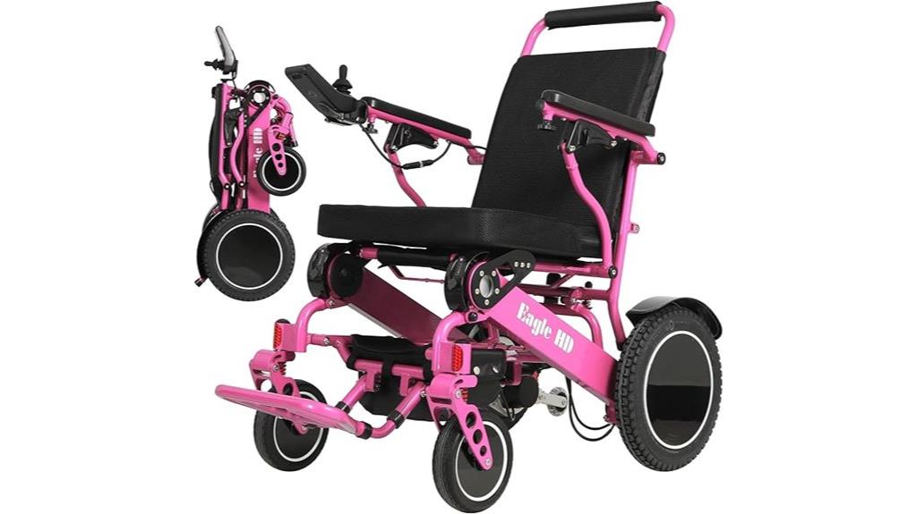electric folding wheelchair