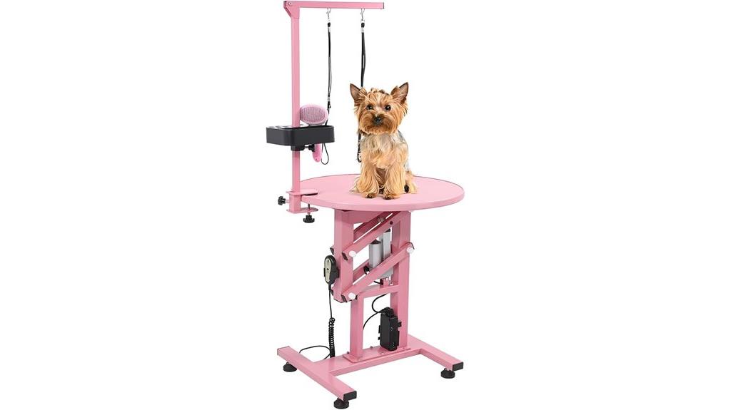 electric hydraulic grooming table