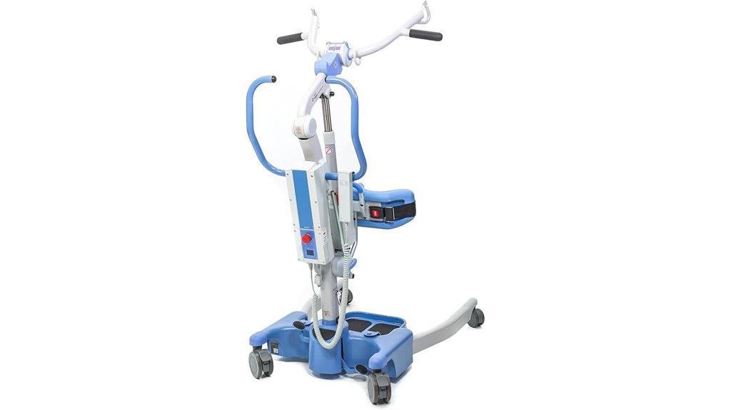 electric patient lift with stand