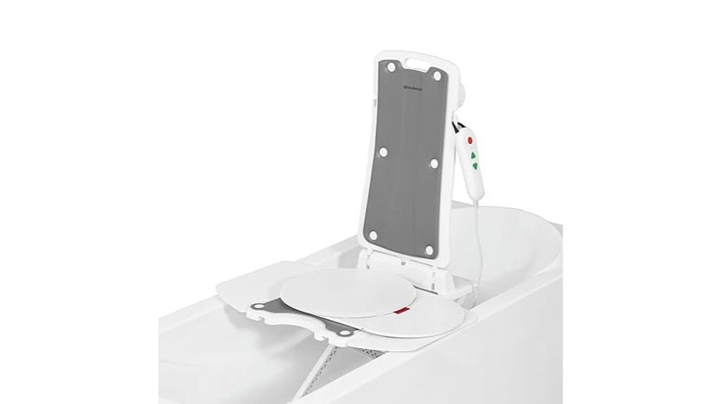 electric shower chair with safety