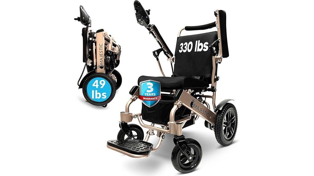 electric wheelchair senior 330 lbs