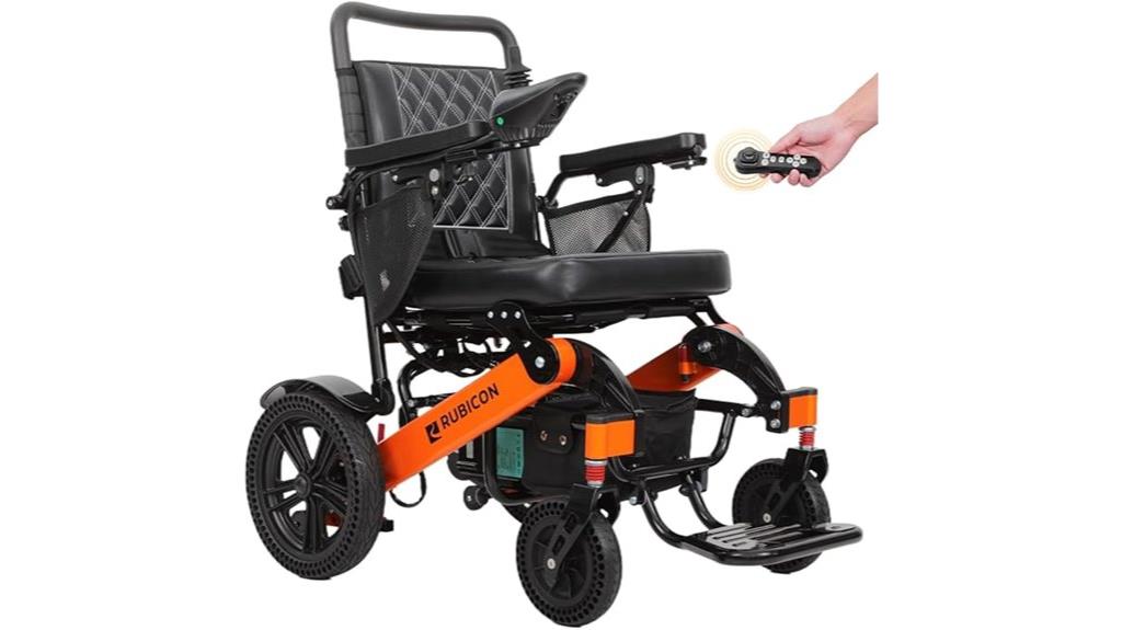 electric wheelchair with long range batteries