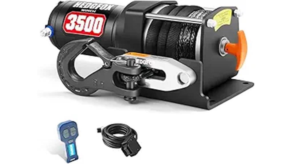 electric winch with remote