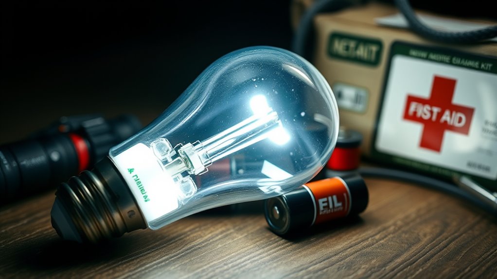 emergency light bulb considerations