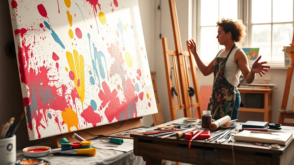 engage in artistic creation