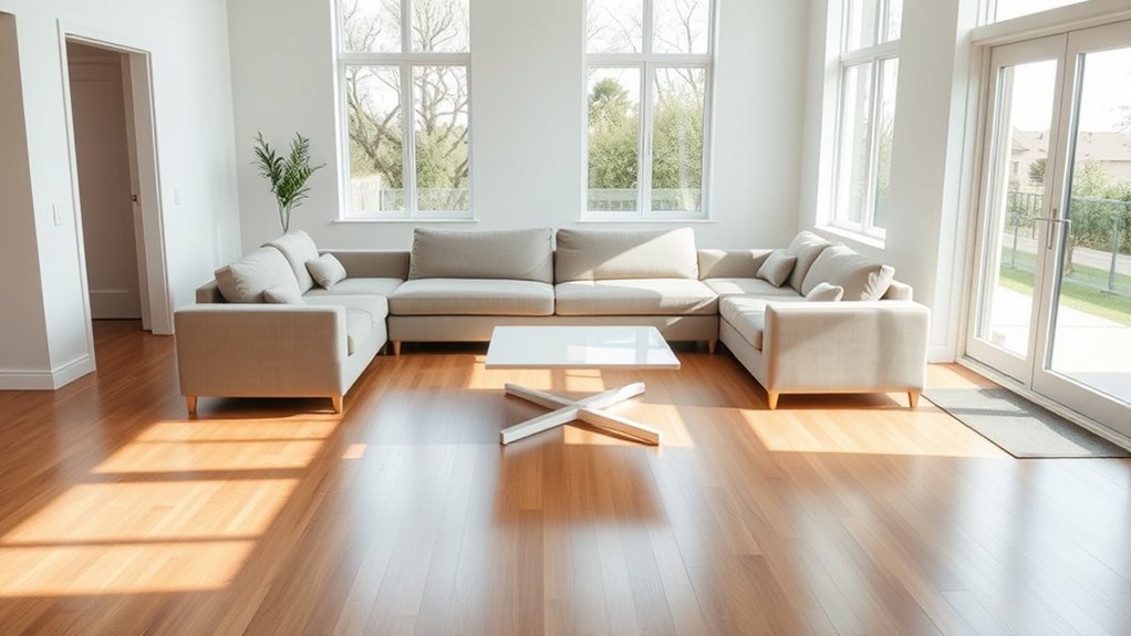 ensure wide clear pathways