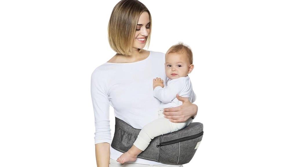 ergonomic hip seat carrier
