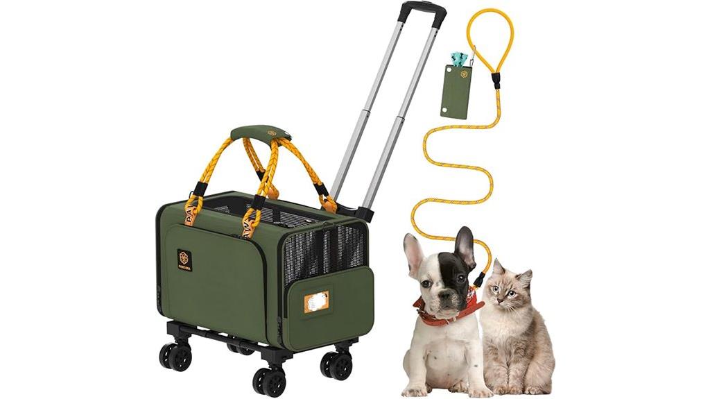 expandable pet carrier wheels