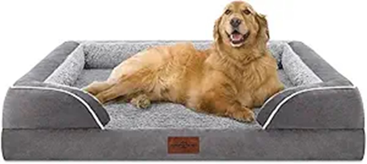 extra large dog orthopedic bed