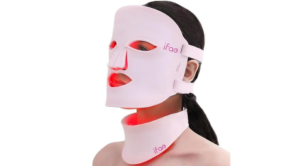 facial and neck red light