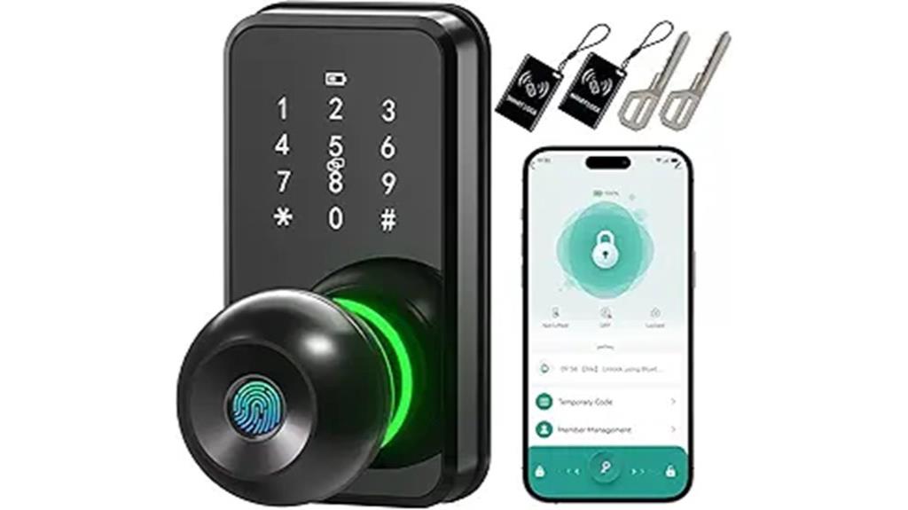 fingerprint keyless door lock